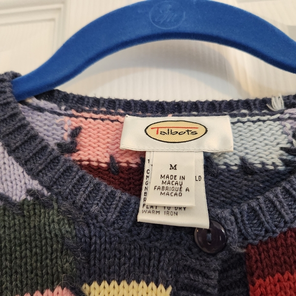 Talbots Multicolor Knit Cardigan - Picture 3 of 5